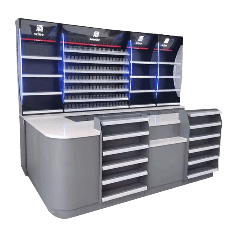 スマートコンビニエンスストアのレジキャビネット